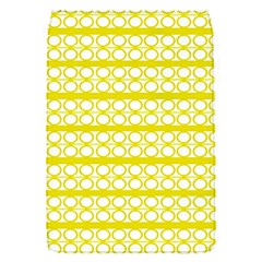 Circles Lines Yellow Modern Pattern Removable Flap Cover (s) by BrightVibesDesign