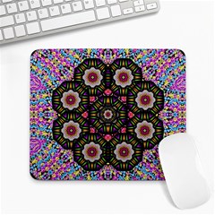 Decorative Ornate Candy With Soft Candle Light For Peace Large Mousepads by pepitasart