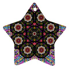 Decorative Ornate Candy With Soft Candle Light For Peace Star Ornament (two Sides) by pepitasart