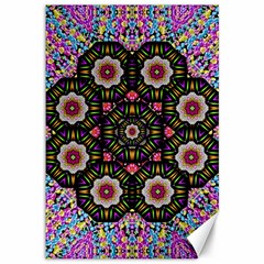 Decorative Ornate Candy With Soft Candle Light For Peace Canvas 12  X 18  by pepitasart