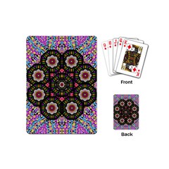 Decorative Ornate Candy With Soft Candle Light For Peace Playing Cards (mini) by pepitasart