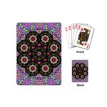 Decorative Ornate Candy With Soft Candle Light For Peace Playing Cards (Mini) Back