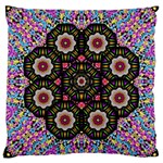 Decorative Ornate Candy With Soft Candle Light For Peace Large Cushion Case (One Side) Front