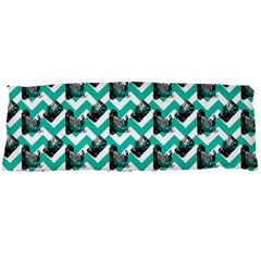 Vintage Camera Chevron Aqua Body Pillow Case Dakimakura (two Sides) by snowwhitegirl