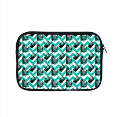 Vintage Camera Chevron Aqua Apple Macbook Pro 15  Zipper Case by snowwhitegirl