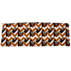 Vintage Camera Chevron Orange Body Pillow Case Dakimakura (two Sides) by snowwhitegirl