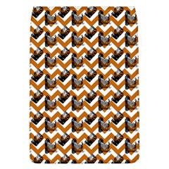 Vintage Camera Chevron Orange Removable Flap Cover (l) by snowwhitegirl