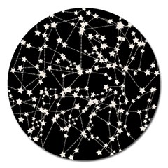 Constellations Magnet 5  (round) by snowwhitegirl