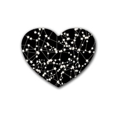 Constellations Rubber Coaster (Heart) 