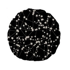 Constellations Standard 15  Premium Round Cushions by snowwhitegirl