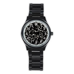 Constellations Stainless Steel Round Watch