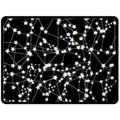 Constellations Double Sided Fleece Blanket (large)  by snowwhitegirl