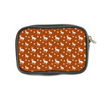 Deer Dots Orange Coin Purse Back