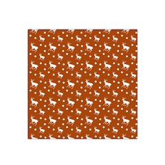 Deer Dots Orange Satin Bandana Scarf by snowwhitegirl