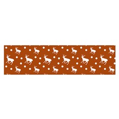 Deer Dots Orange Satin Scarf (oblong) by snowwhitegirl