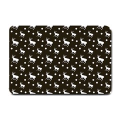 Deer Dots Brown Small Doormat  by snowwhitegirl