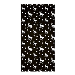 Deer Dots Brown Shower Curtain 36  X 72  (stall) 