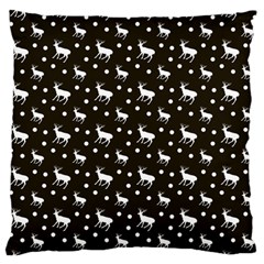 Deer Dots Brown Standard Flano Cushion Case (one Side) by snowwhitegirl