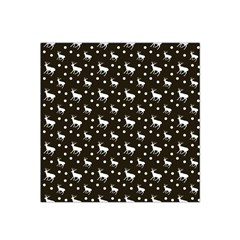 Deer Dots Brown Satin Bandana Scarf by snowwhitegirl