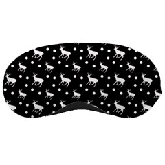 Deer Dots Black Sleeping Masks