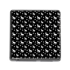 Deer Dots Black Memory Card Reader (Square 5 Slot)