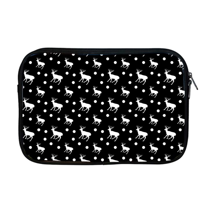 Deer Dots Black Apple MacBook Pro 17  Zipper Case