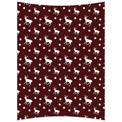 Deer Dots Red Back Support Cushion