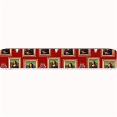 Mona Lisa Frame Pattern Red Small Bar Mats by snowwhitegirl