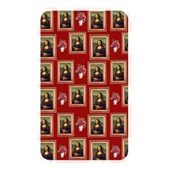 Mona Lisa Frame Pattern Red Memory Card Reader (rectangular) by snowwhitegirl