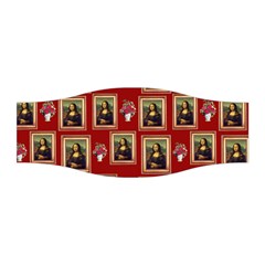 Mona Lisa Frame Pattern Red Stretchable Headband by snowwhitegirl