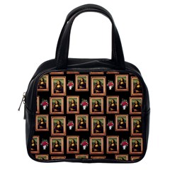 Mona Lisa Frame Pattern Classic Handbag (one Side) by snowwhitegirl