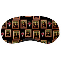 Mona Lisa Frame Pattern Sleeping Masks by snowwhitegirl