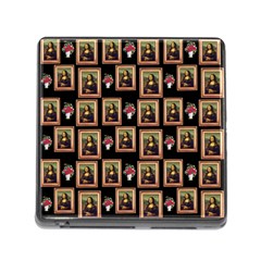 Mona Lisa Frame Pattern Memory Card Reader (square 5 Slot) by snowwhitegirl