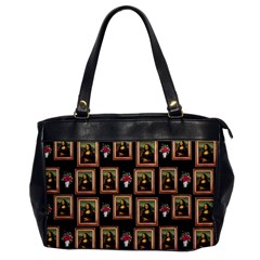 Mona Lisa Frame Pattern Oversize Office Handbag by snowwhitegirl