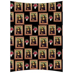 Mona Lisa Frame Pattern Back Support Cushion by snowwhitegirl