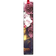 Mona Lisa Floral Black Large Book Marks