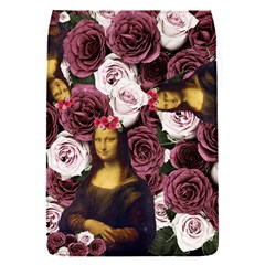 Mona Lisa Floral Black Removable Flap Cover (s) by snowwhitegirl