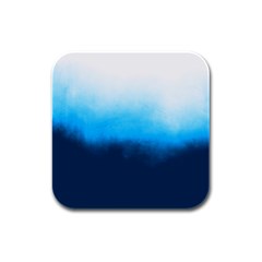 Ombre Rubber Square Coaster (4 Pack)  by Valentinaart