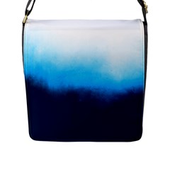 Ombre Flap Closure Messenger Bag (l) by Valentinaart