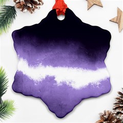 Ombre Snowflake Ornament (two Sides)