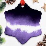 Ombre Snowflake Ornament (Two Sides) Front