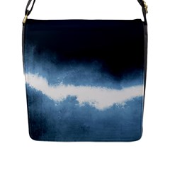 Ombre Flap Closure Messenger Bag (l) by Valentinaart