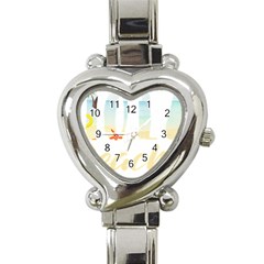 Hola Beaches 3391 Trimmed Heart Italian Charm Watch by mattnz