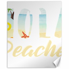 Hola Beaches 3391 Trimmed Canvas 16  X 20  by mattnz