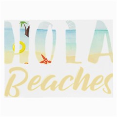 Hola Beaches 3391 Trimmed Large Glasses Cloth