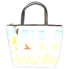 Hola Beaches 3391 Trimmed Bucket Bag by mattnz