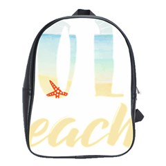 Hola Beaches 3391 Trimmed School Bag (large) by mattnz