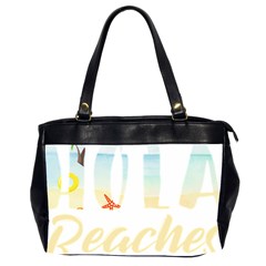 Hola Beaches 3391 Trimmed Oversize Office Handbag (2 Sides) by mattnz