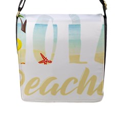 Hola Beaches 3391 Trimmed Flap Closure Messenger Bag (l) by mattnz