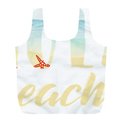 Hola Beaches 3391 Trimmed Full Print Recycle Bag (l) by mattnz